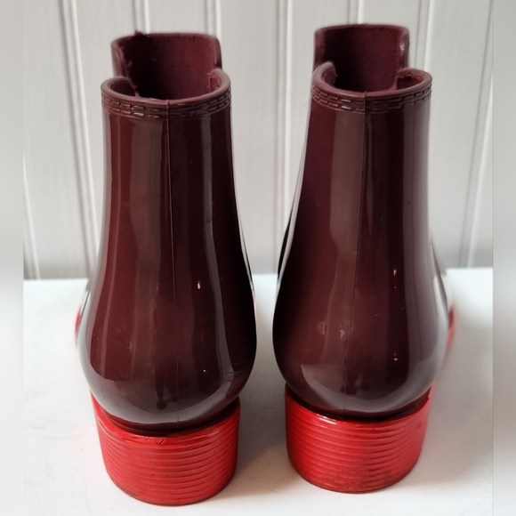 Adorable AMERICAN APPAREL Waterproof Ankle Rain Boots Sz 8 EUC - Picture 7 of 10